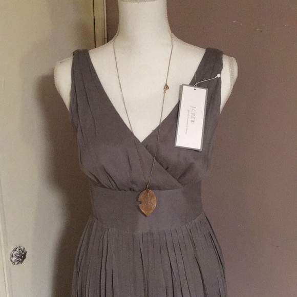 J. Crew Silk Chiffon Sophia long dress / Size 4 - Picture 2 of 6